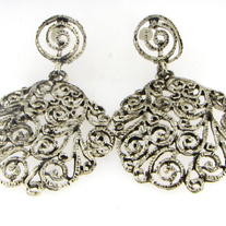 Antiqued Filigree Earrings