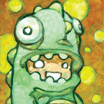 Little Monster - 5" x 7" print