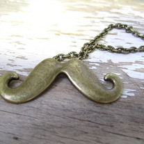 Mustache Necklace