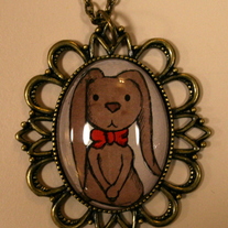 Flopsy Bunney Pendant Necklace