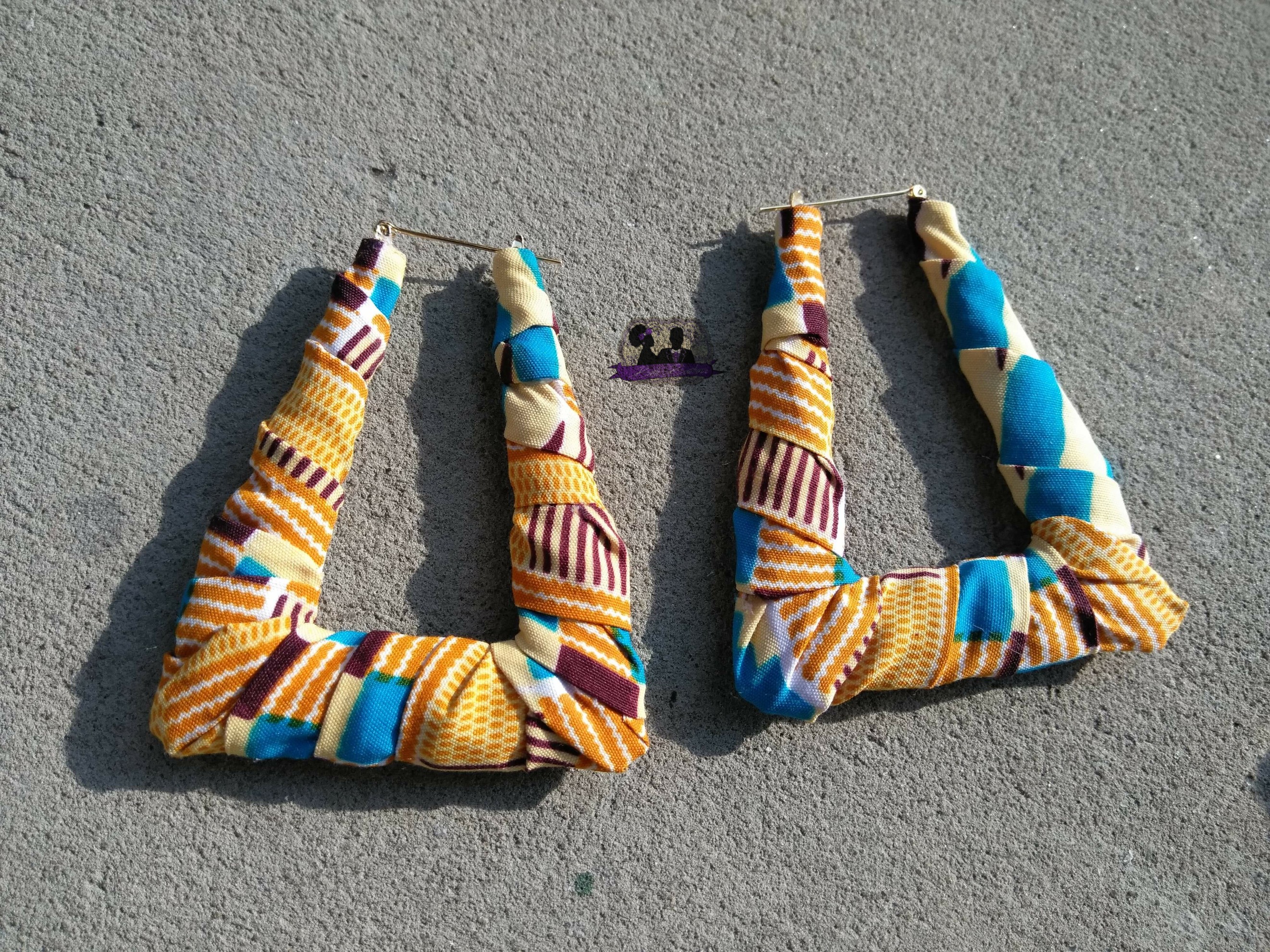 Tan African Print Frames Set on Storenvy