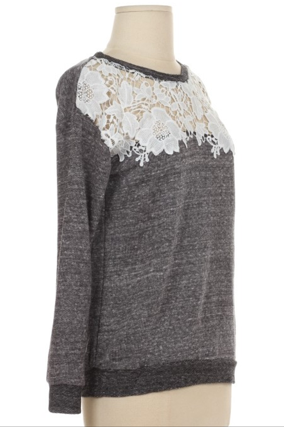 Lace Sweatshirt on Storenvy