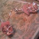 Peachy Flower Top Earrings - Thumbnail 1