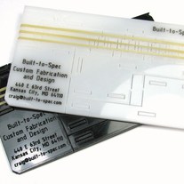 Custom Rubber Band Gun Business Card
