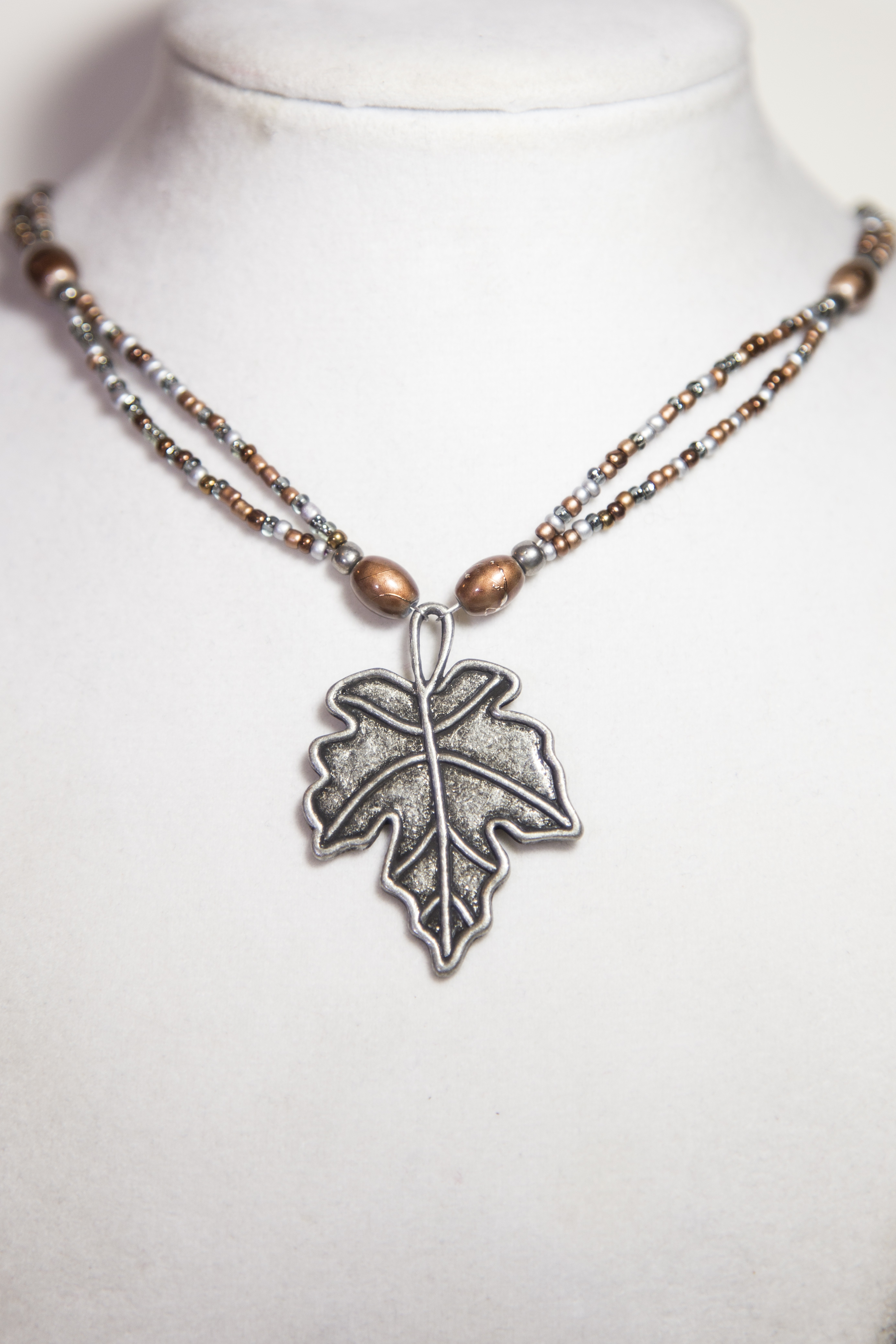 Pewter Leaf on Storenvy