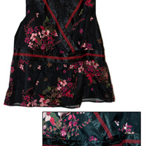 Lane Bryant Cherry Blossom Surplice Tank Sz 24