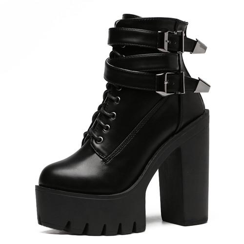 platform emo boots