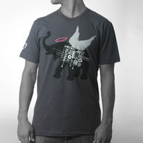 Men's Winged Elephant - Dark Grey