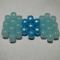 Light Blue Pearl Kandi Bow