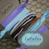 boho wrap : purple & aqua