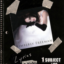 "Sleep: Lyrics and Personal Notes" Book by Kimberly Freeman *AUTOGRAPHED AND BITTEN*