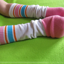 Pink Skater Sock Arm Warmer