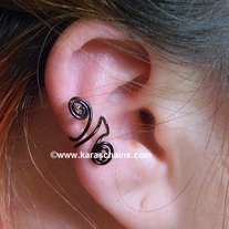 Black coil cuff