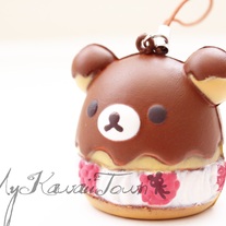 Squishy Chocolate Rilakkma Creampuff