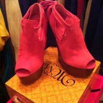 Privileged Pink Booties Size 7