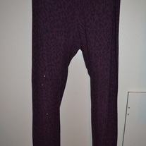 Purple Leopard Tights