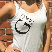Official GMAG womans Tank-White