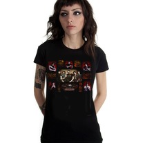 ROCKER STYLE ORIGINAL M.SHADOWS AVENGED SEVENFOLD T-SHIRT WOMENS