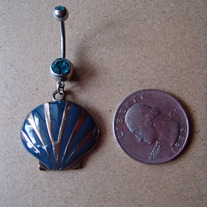 Under the Sea belly navel ring.