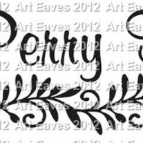 Long Fern Name Vinyl Decal