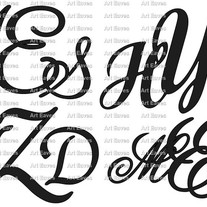 Monogram Vinyl Decal