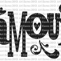 Amour Vinyl Decal