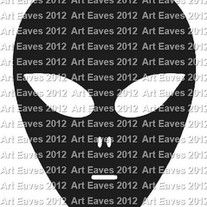 Alien Head Vinyl Decal