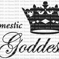 Domestic Goddess Vinyl Decal