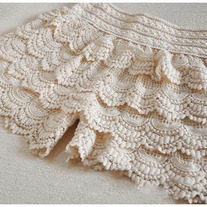 Cake Lace Shorts White