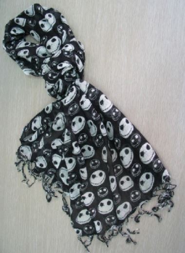 FREE SHIP Nightmare Before Christmas Scarf · The Sassy Boutique ...