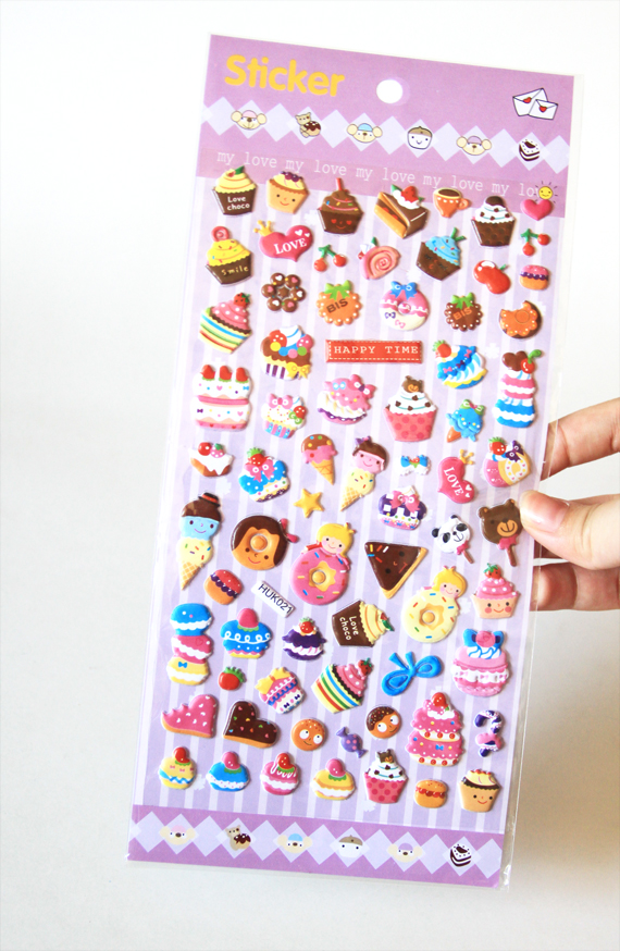 Ice creams, Desserts and Candy Embossed Japanese kawaii Squishy