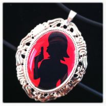 Girl With the Gun Necklace