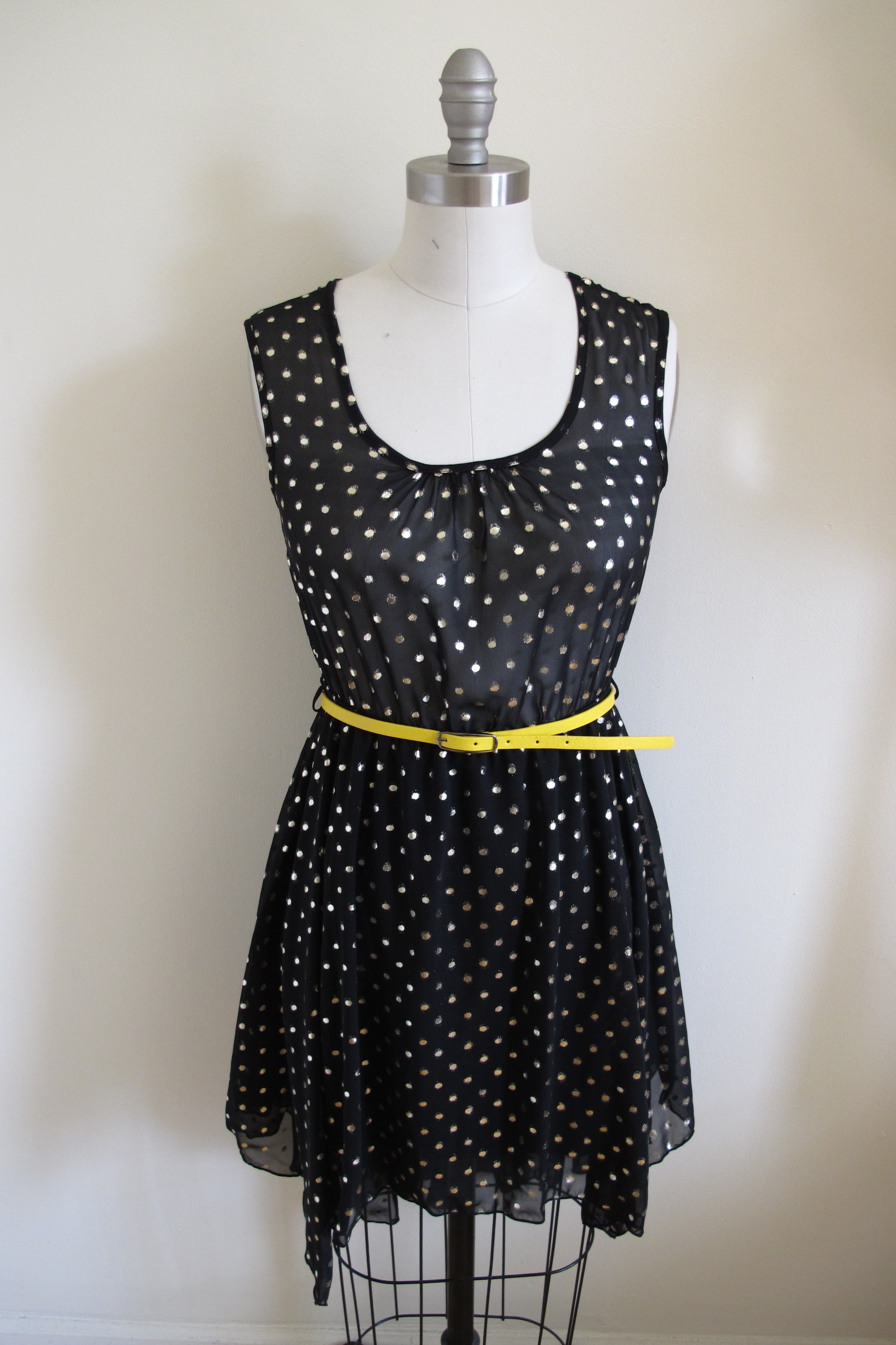 Starry black skirt