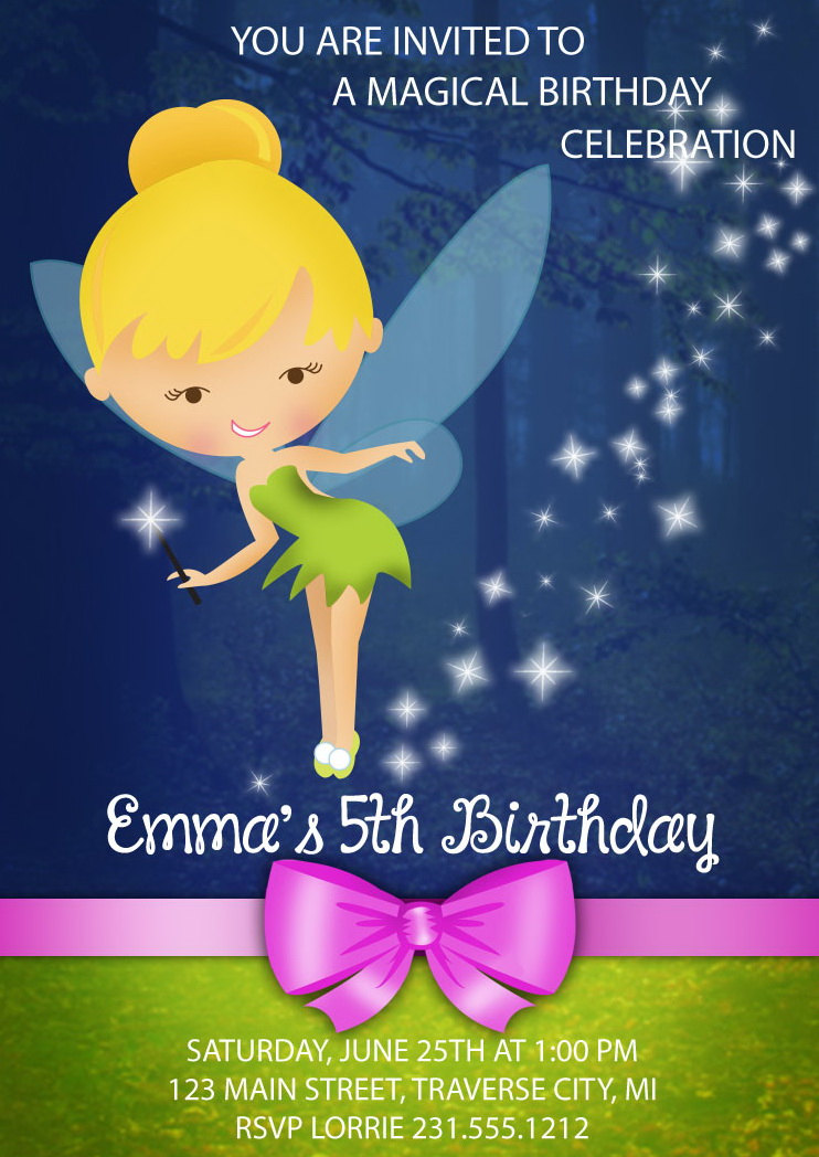 tinkerbell invitation tinkerbell birthday invitations fairy tinkerbell invites sold by announce it tinker bell invitations