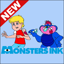 Monsters Ink My Pet Monster Light Blue T Shirt Sold By T Shirt Massacre On Storenvy