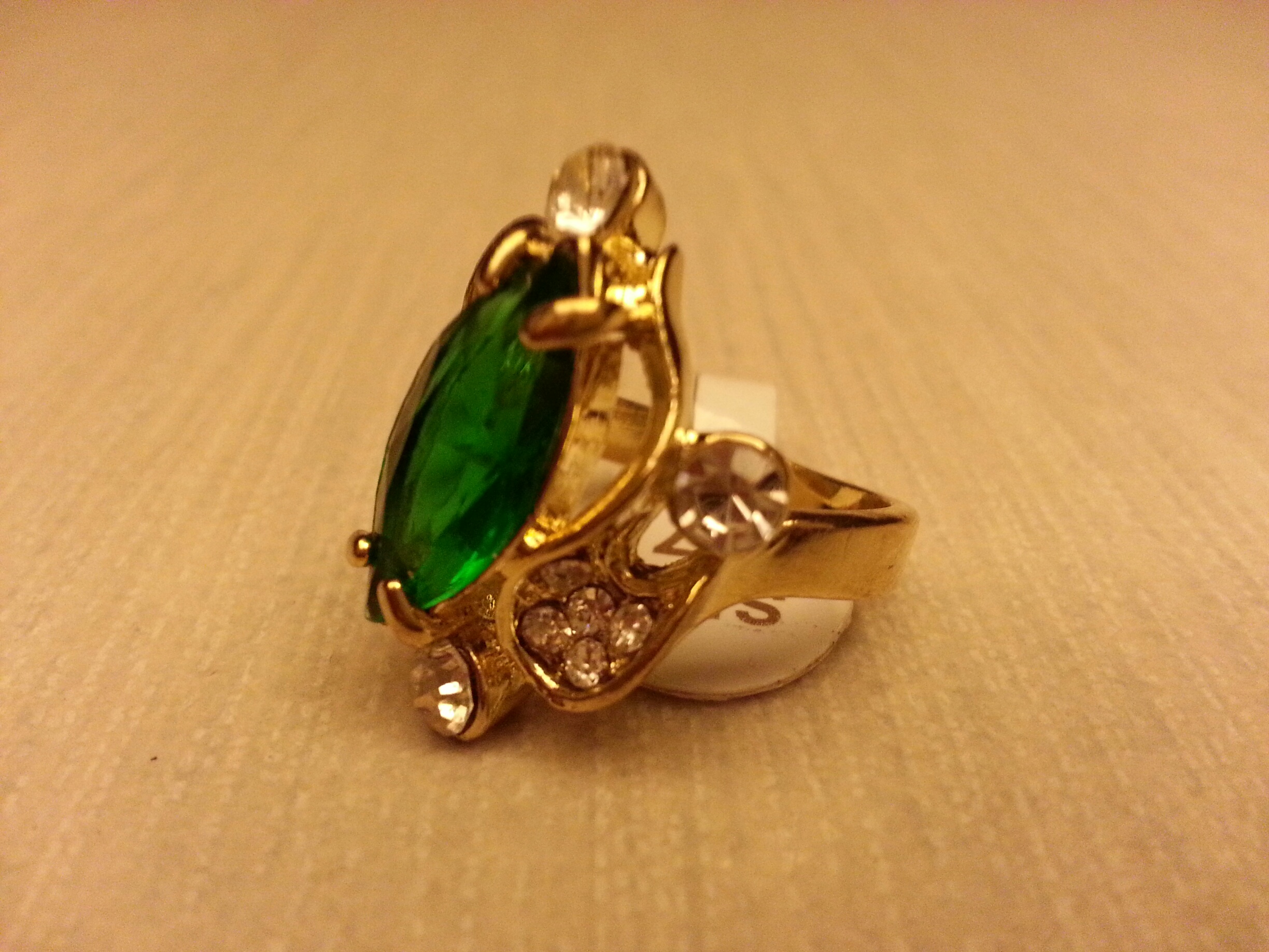 Stunning Green CZ Cocktail RIng · Dollar Jewelry · 1