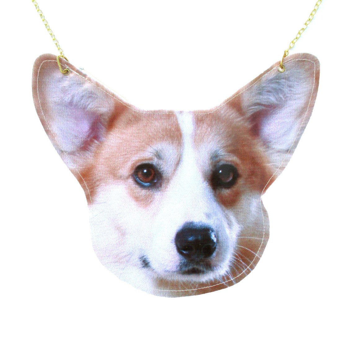 Welsh Puppy Dog Face Shaped Animal Themed Vinyl Cross Body