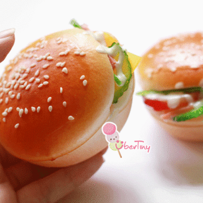 jumbo hamburger squishy