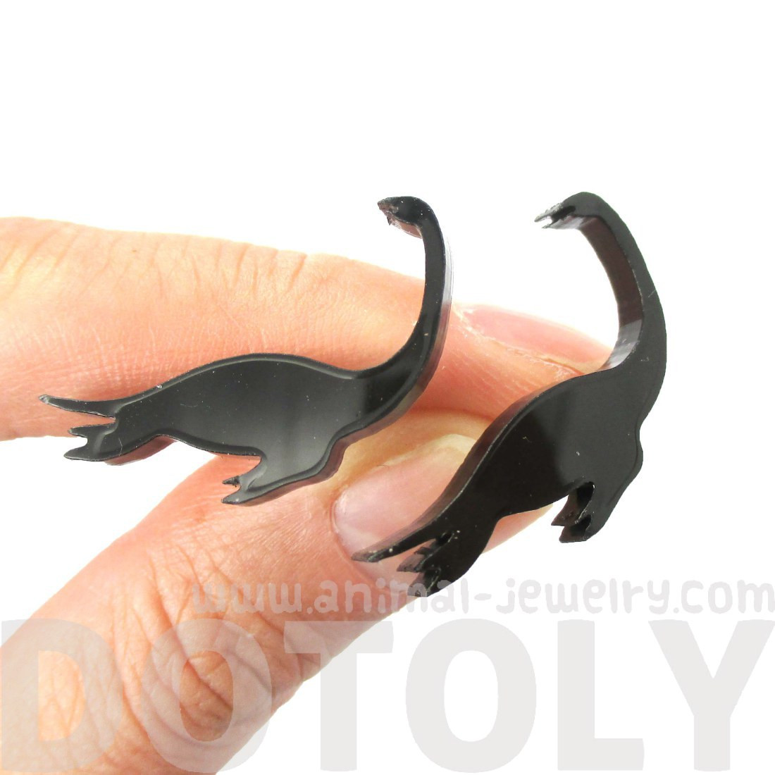 plesiosaurs dinosaur loch ness silhouette shaped laser cut stud