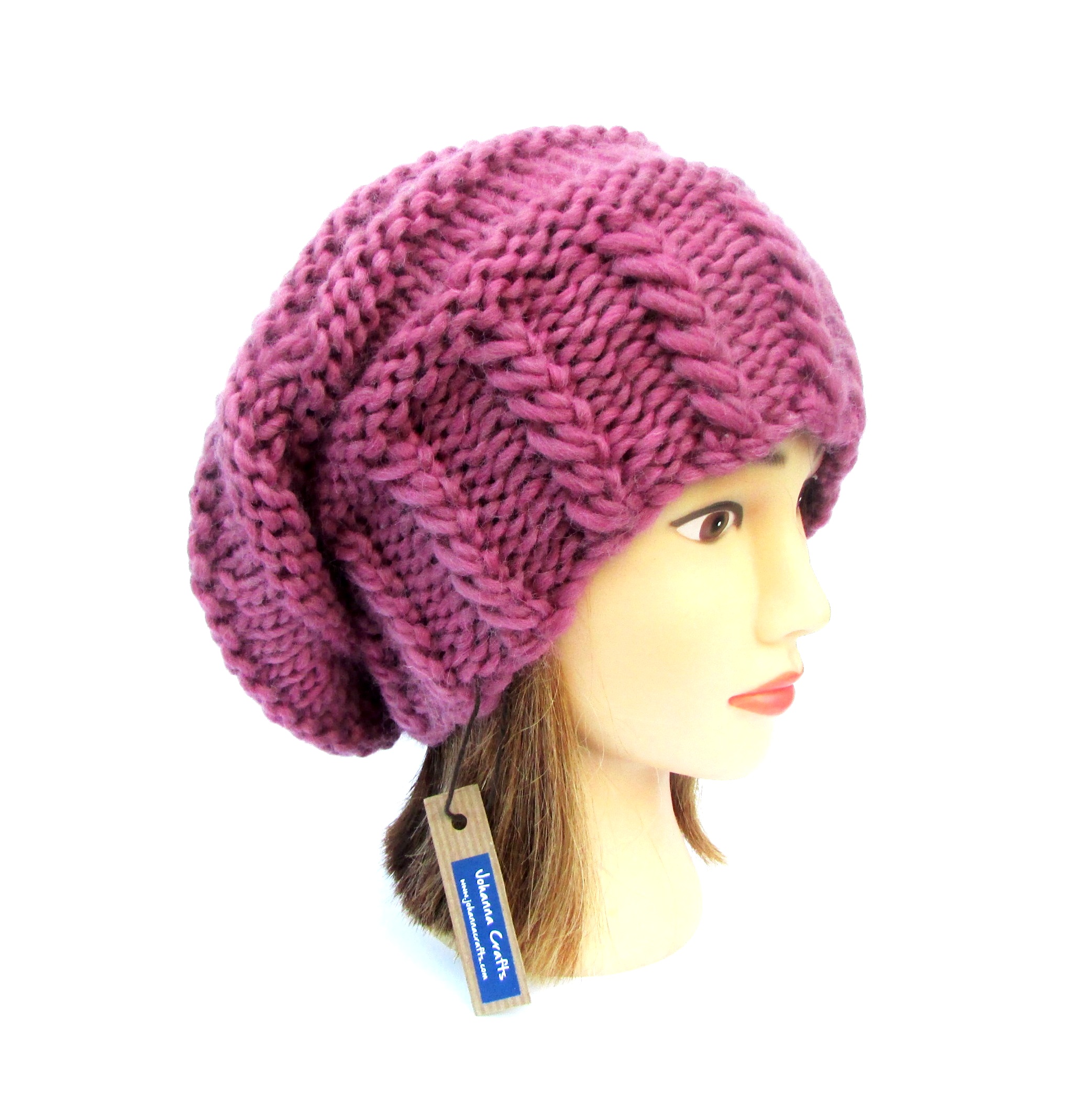 pink slouch hat