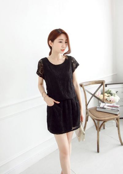 korean style one piece dress