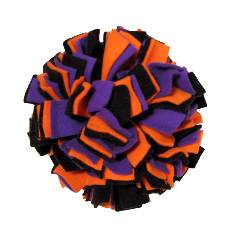 fleece ball dog toy