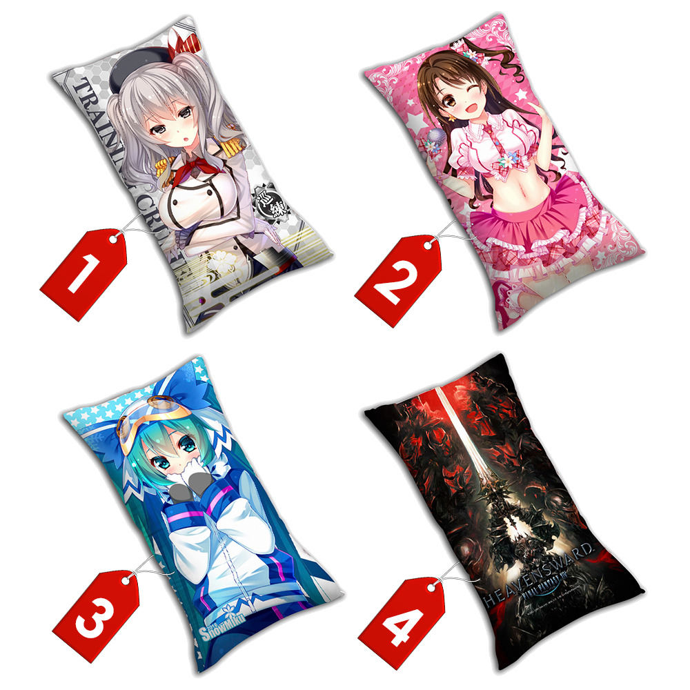 Brand New 40 X 70cm Japanese Anime Dakimakura Rectangle Pillow