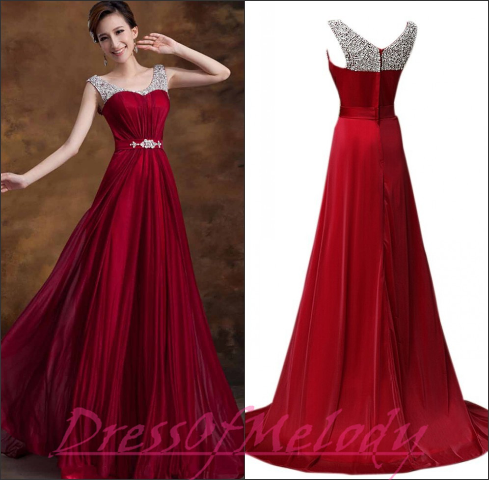 Fashion style Red gowns evening pictures for woman Fashion week Red gowns evening pictures for girls
