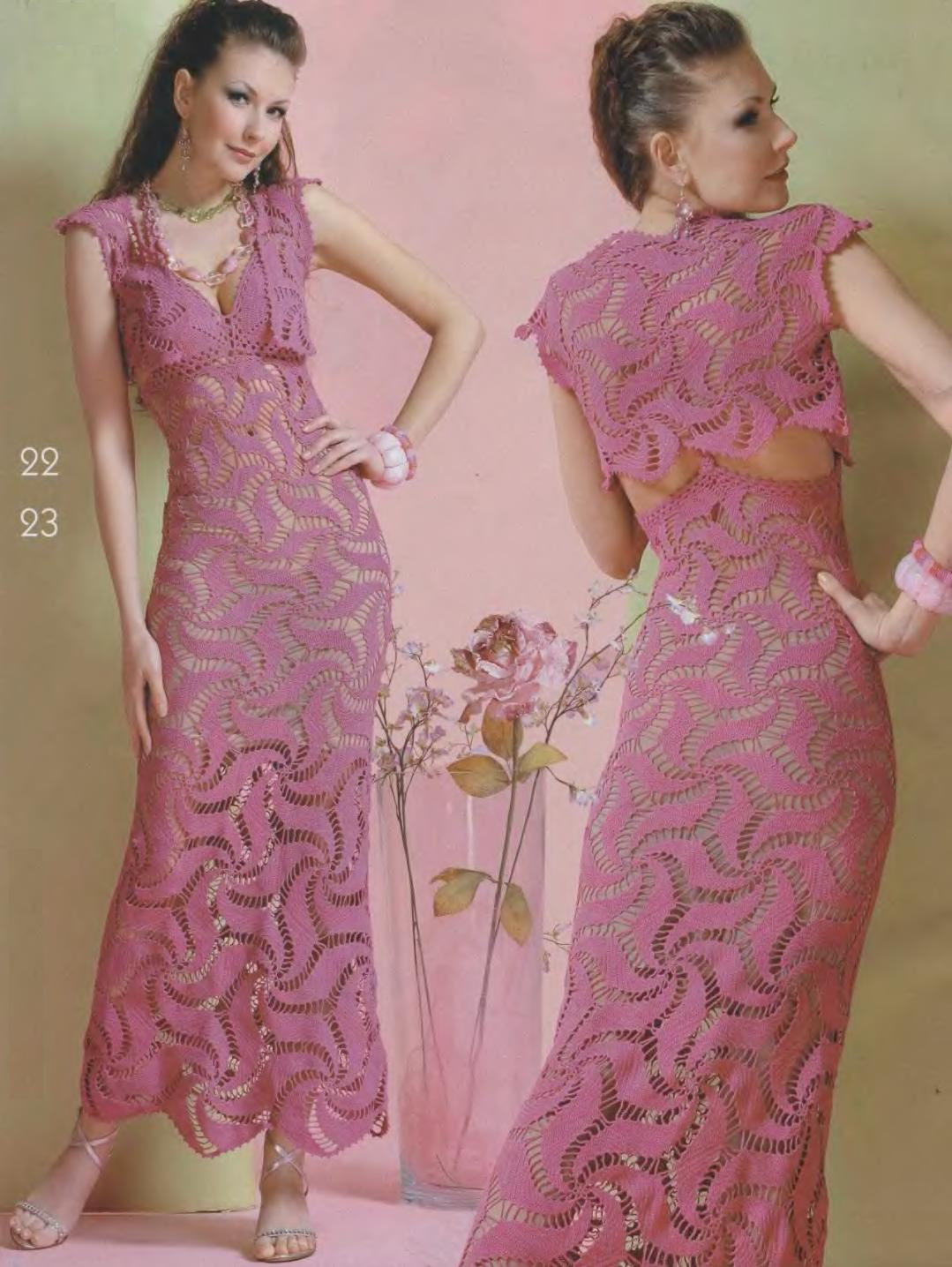 elegant crochet dresses