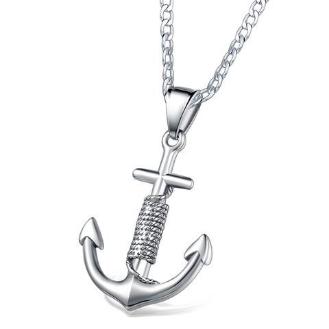 anchor necklace for men