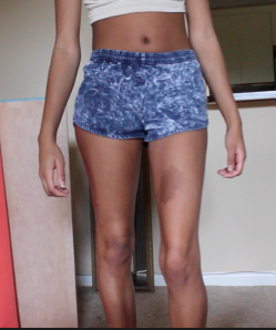 american apparel acid wash shorts