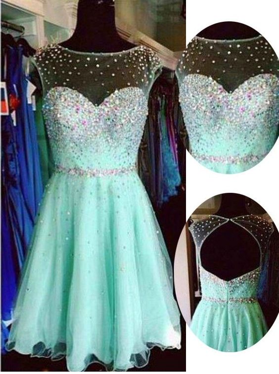 Cute Short Dresses Green
