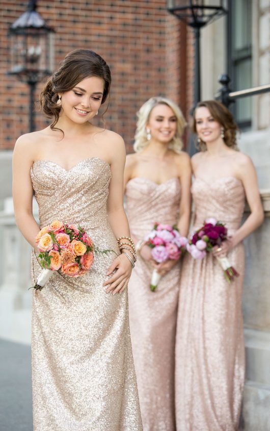 sorella vita sequin bridesmaid dresses