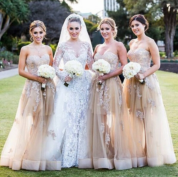 champagne dress for wedding